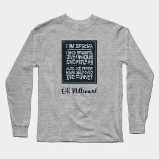 OK Millennial Long Sleeve T-Shirt